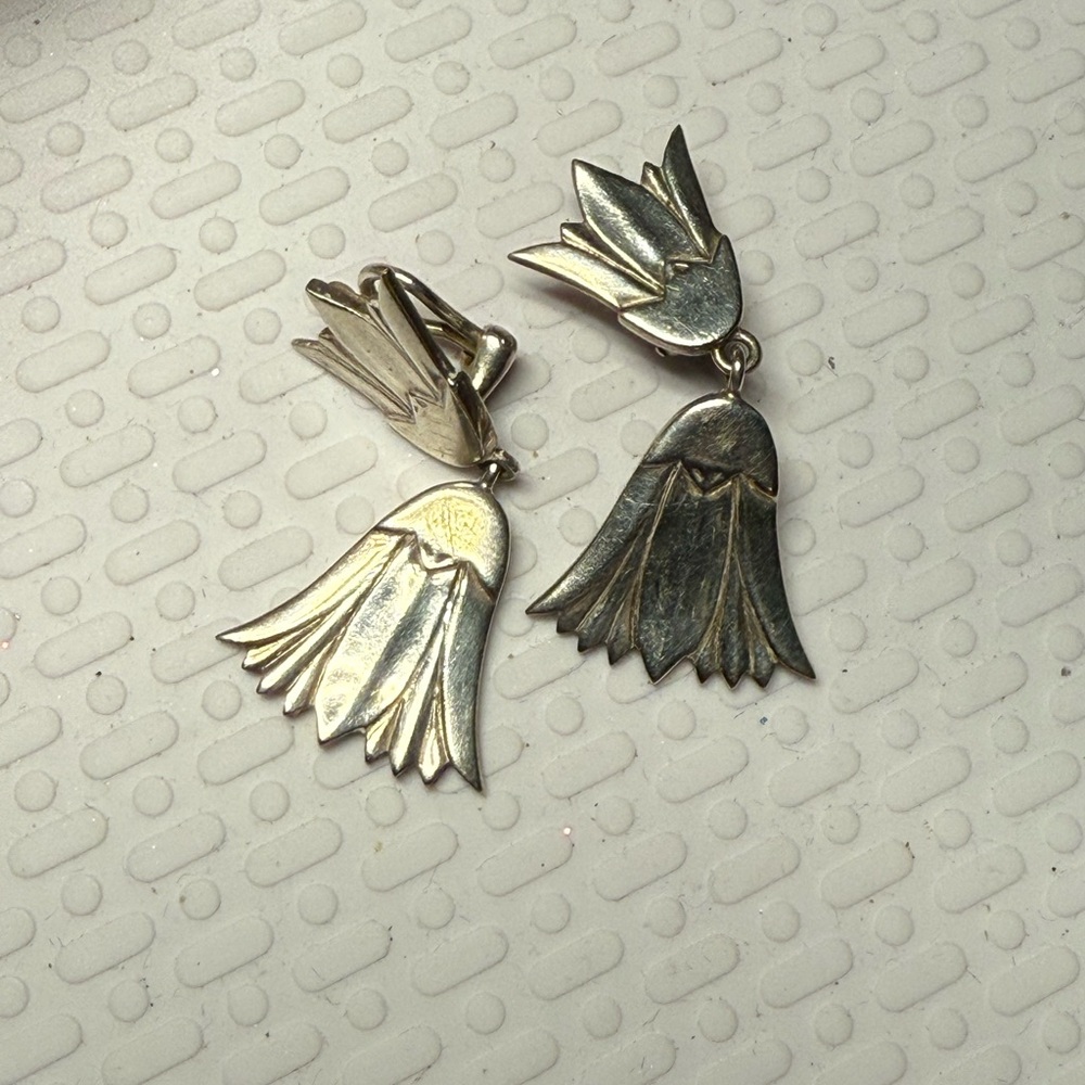 62.) MFA fine sterling Elegant Earrings
